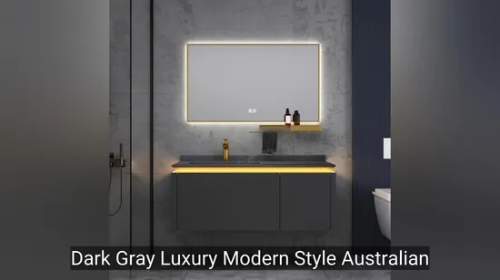 Meuble de salle de bain en bois MDF suspendu de style australien