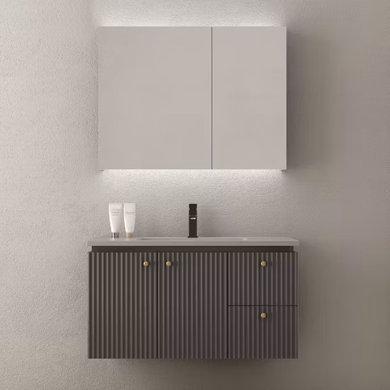 Vanité de salle de bain de luxe vanité armoire de toilette vanité de salle de bain vanité salle de bain armoire suspendue